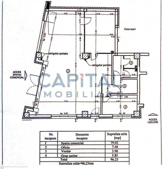 Spatiu Comercial 96mpu, la strada, Parcare Subterana, Zona Garii, Comision 0% - 2