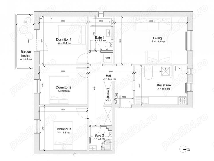 Apartament 4 Camere - Faleza Nord - 5 Minute De Plaja ! - 8