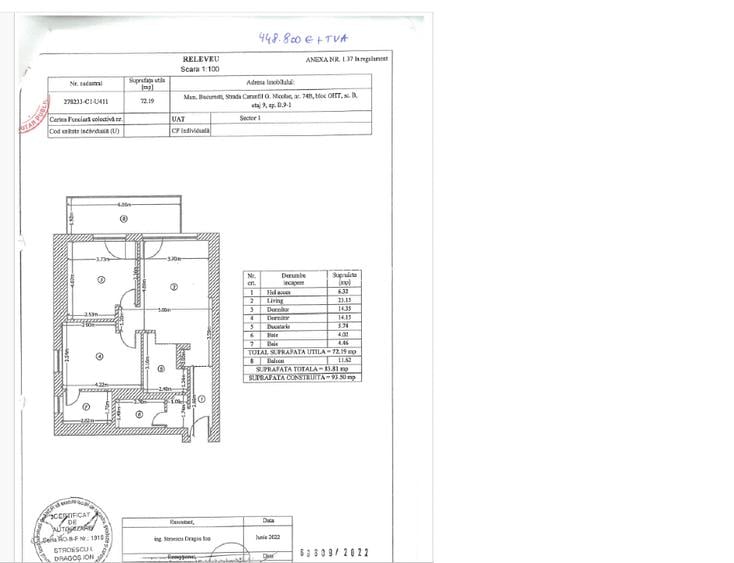 Apartament cu 3 camere de vanzare in One Herastrau Towers  - 9