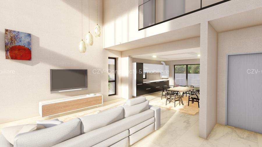 Vile individuale moderne – Living spectaculos  pe două niveluri - 14