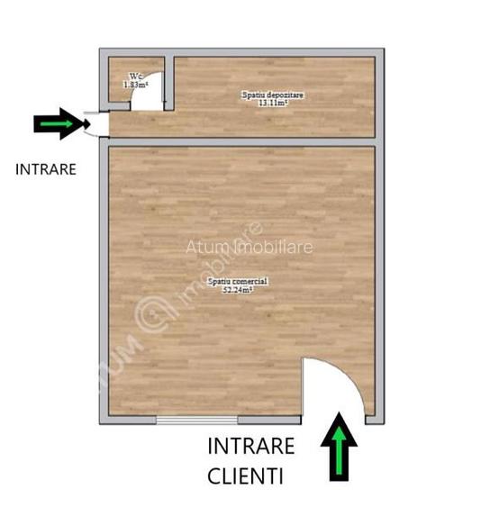 Spatiu comercial cu 2 intrari ultracentral Nicolae Balcescu din Sibiu - 2