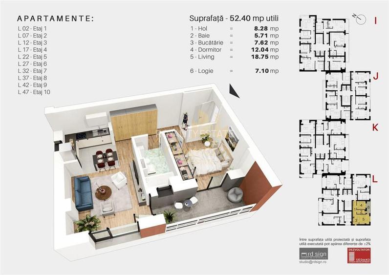 COMPLEX IRIS, Apartament 2 camere, parcare- Zona Aradului - 8
