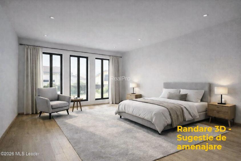 Domnesti - Vila la rosu 276 mp utili, teren 572 mp, garaj 2 locuri - 9