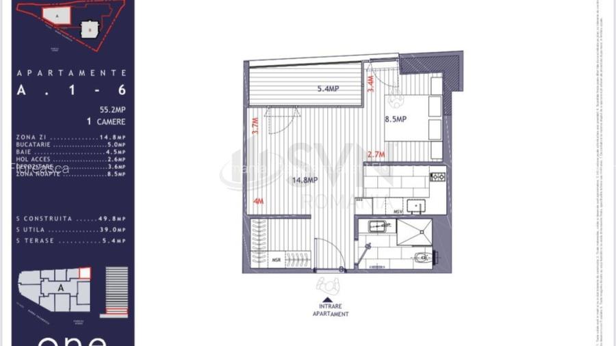 REA1024925 One Bedroom Studio I ONE VERDI PARK - 10