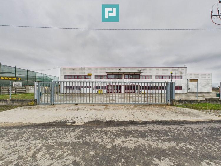 Hală de producție, cu birouri și teren, în Sebiș - 47