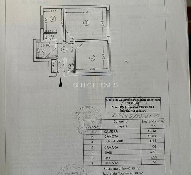 2 Camere | Vanzare  | Parc | Metrou *Drumul Taberei* Tur Virtual* - 14