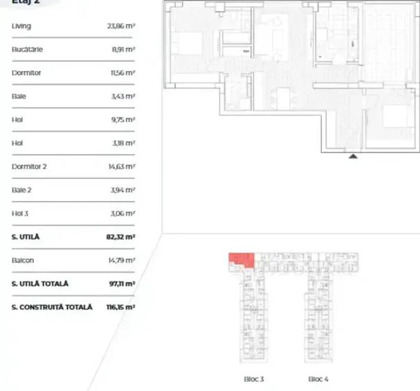 Apartament 3 camere | Pipera | Ansamblu rezidențial | Smart Home | Metrou I - 13