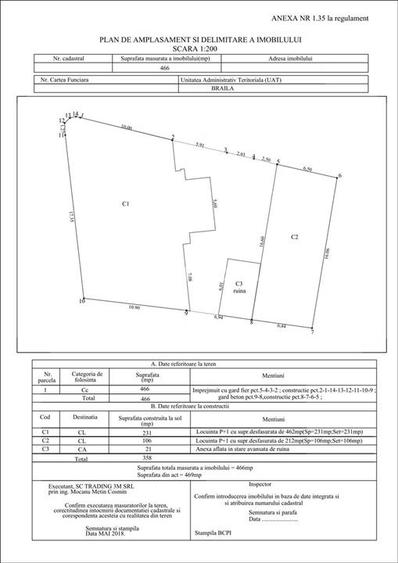 Conac Boieresc P+1 Ultracentral 695mp construiti, teren 466 mp pe colt deschider - 22