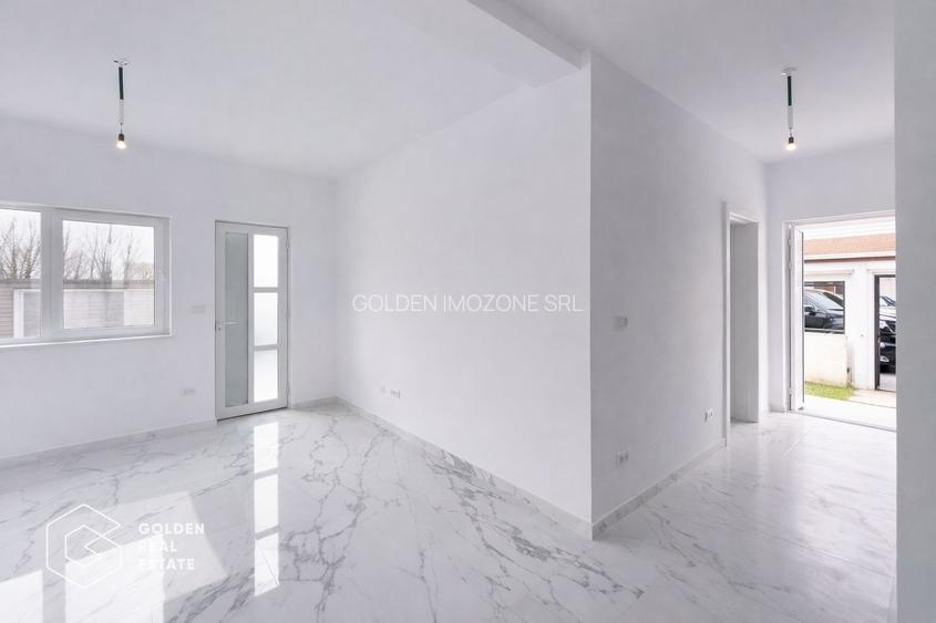 Duplex modern în Moșnița Nouă, 101 mp utili, 218 mp teren, fără pereți comuni - 2