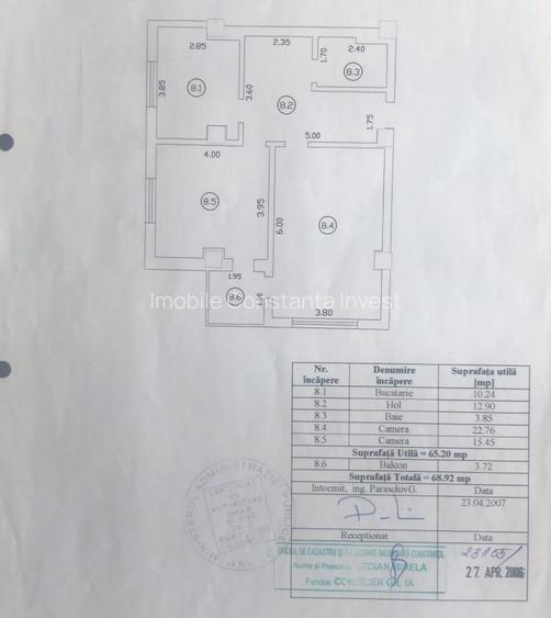 Apartament 2 camere et 1 zona Butoaie - 12