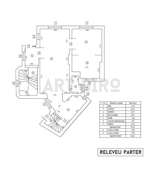 Zero comision, vila cocheta in zona Berzei, birou - comercial, 9' [M] - 1