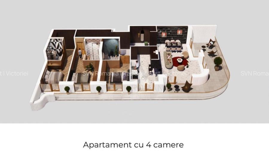 REA1021603 Pipera Luxury 3 Bedroom with Terrace - 10