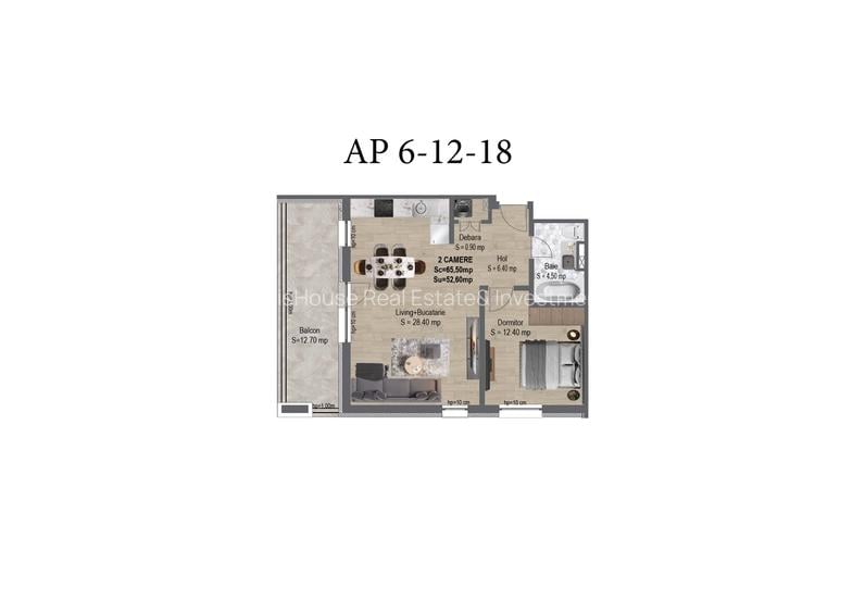 MAGNOLIA VILLAGE PAULESTI  - APARTAMENT  CU 2 CAMERE  BLOC NOU IN CONSTRUCTIE - 2