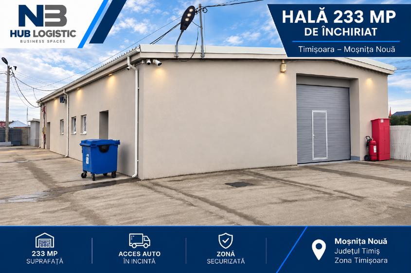 Hala 233 mp de inchiriat Timisoara Mosnita Noua