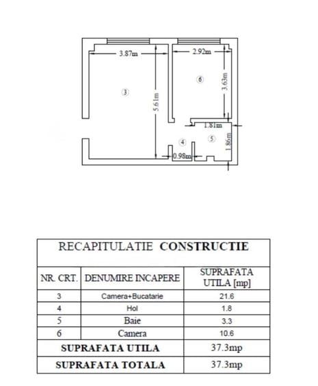 Spațiu Modern în Bloc Nou – Păcurari – Ideal pentru Birou sau Salon - 2