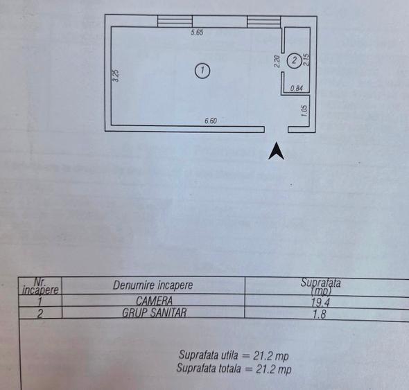 Garsonieră luminoasă direct proprietar!