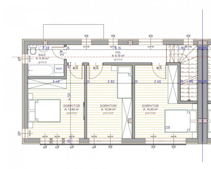 Duplex Semifinisat de Vânzare | 124 mp utili | Zona Terra – Florești