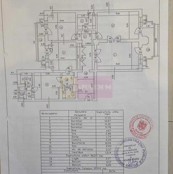 Apartament 4 camere bd Decebal stradal