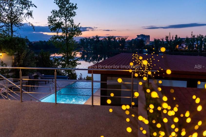 Baneasa lake House 340sqm, swimming pool, lake side deck - 16
