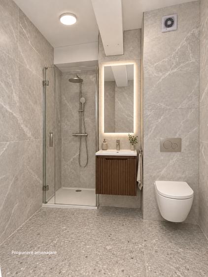 Duplex pe doua niveluri |Terasa 87,40 mp | Complex cu piscina | Zona Biruintei |