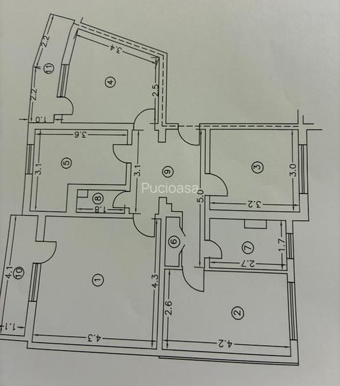 Apartament central 4 camere Pucioasa, vis-a-vis Profi - 4
