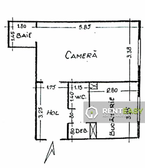 Apartamant cu 1 camera situat in Pacurari - Blocurile Rusesti - 10
