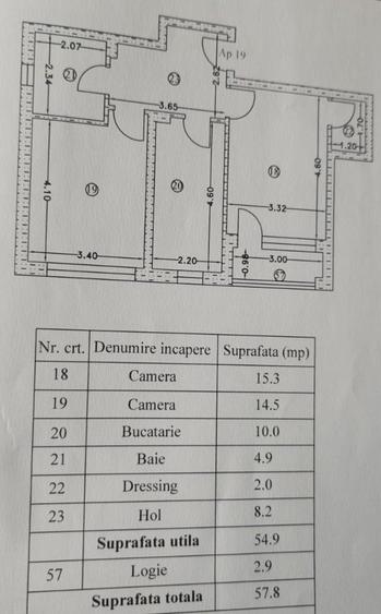 Apartament 2 camere Sos Giurgiului 218 - nemobilat