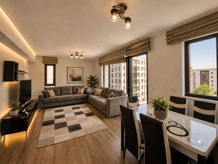 Apartament 3 camere Class Park | Parcare | Etaj 4 | Luminos