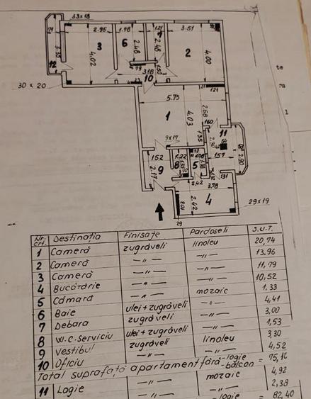 Apartament 3 Camere Aviației | Cu Potențial | Bloc 1986 | Reabilitat