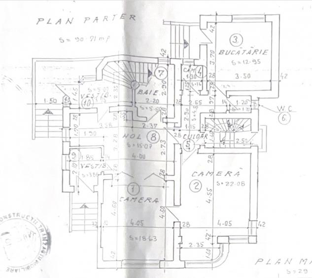 Ultracentral Ploiesti – parter de vila cu sarmul anilor ’50