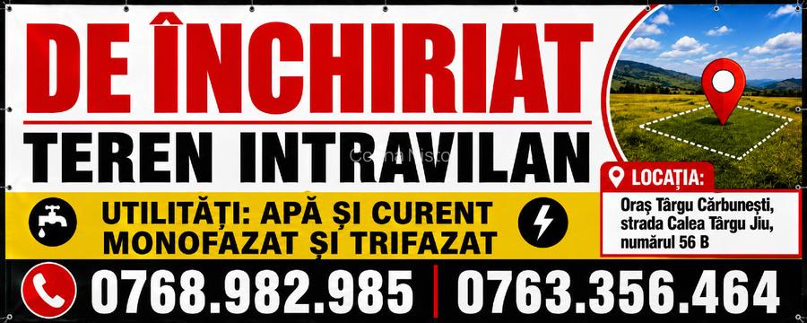 Teren intravilan,front stradal la DN67B-73ML