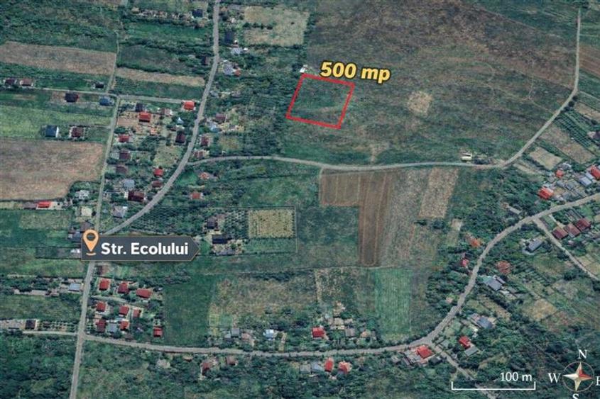 Teren 500 mp, pentru construire casa
