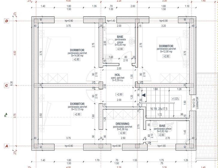 Casa individuala 4 camere 3 bai 280mp teren zona Gusterita - 8