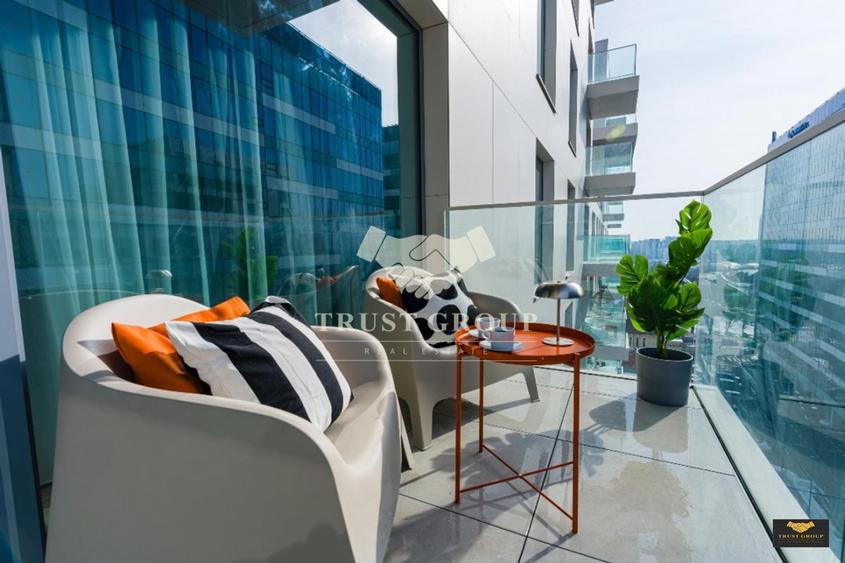 Apartament 2 camere Barbu Vacarescu | 2024 | Loc de parcare | Mobilat designer