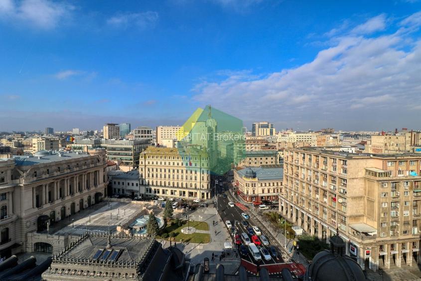 Studio 2 niveluri, terasă 11 mp, vedere spectaculoasă-Calea Victoriei - 20