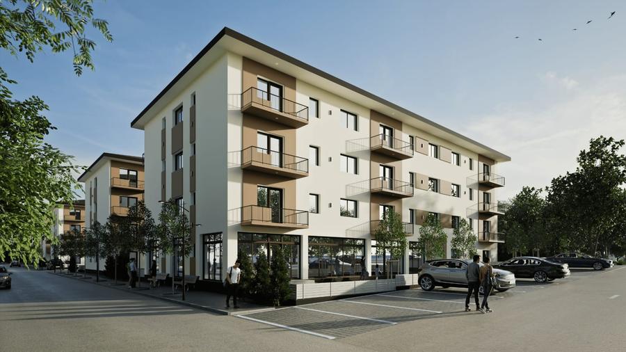 Apartament 2 camere D et 2/3 parcare intabulata Lunca Cetatuii