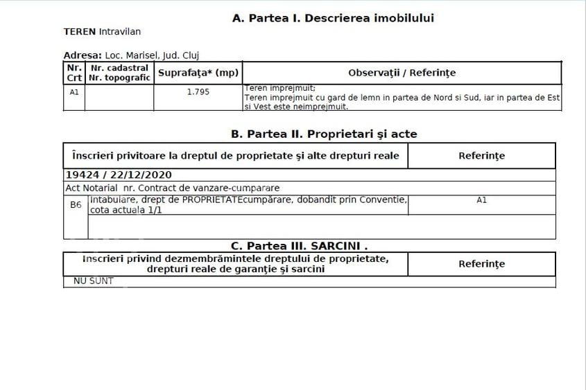 Teren deosebit Marisel, intravilan - 4