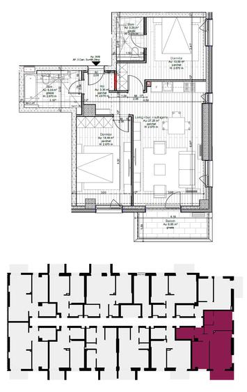 Apartament 3 camere – proiect nou Vivalia Grand, zonă ultracentrală - 8