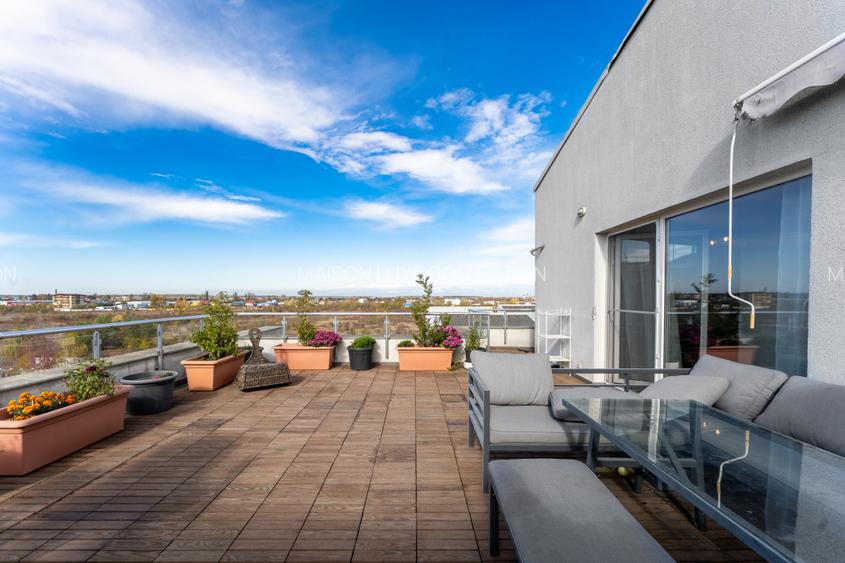 Apartament 4 camere de vânzare Băneasa –  108 mp utili, terasă - 15