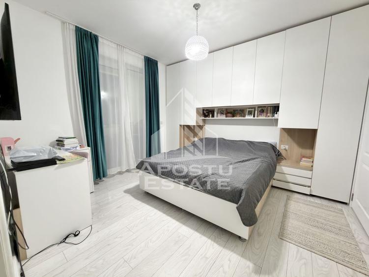 Apartament cu 3 camere mobilat si utilat la etaj intermediar in Giroc.