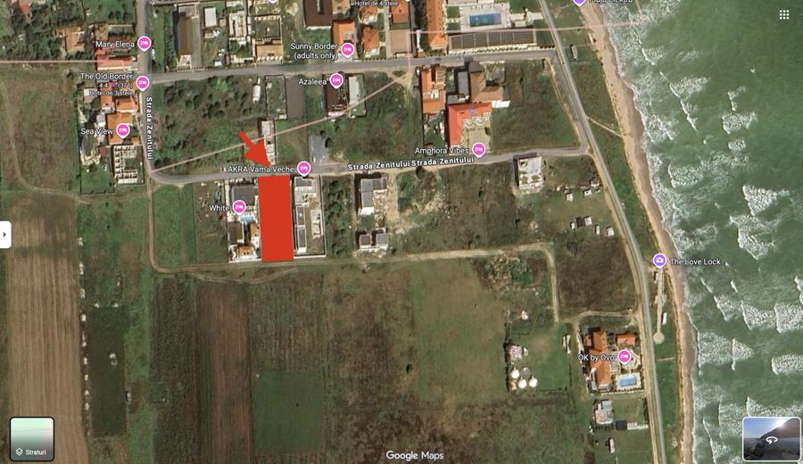 Teren intravilan 1500 mp in Vama Veche - la 250 m distanță de plaja