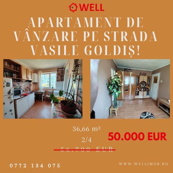 Apartament cu 2 camere de vânzare!