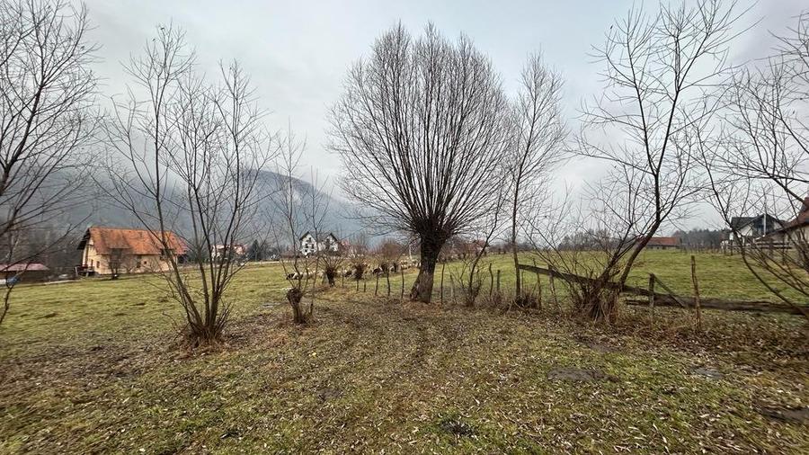 Teren Moieciu cu vedere catre Paitra Craiului