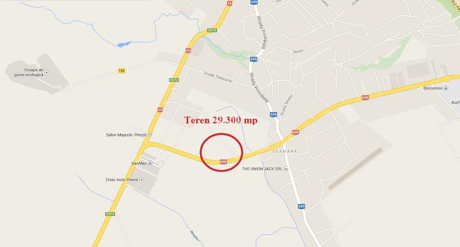Proprietar, vand teren Albota, jud. Arges  29.300 mp deschidere 160 ml - 3