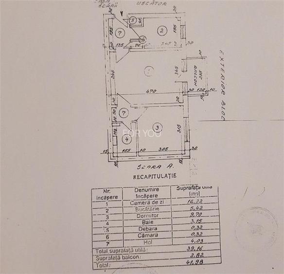 2 CSD, 40 MP, ET. 4 din 4 – APARTAMENT CU POTENTIAL, APROAPE DE CENTRU - 10