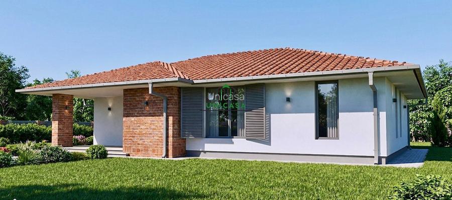 Casă nouă/ Construită doar pe parter/ Bujoreni/ 4 Camere - 7