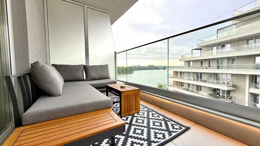 Apartament 2 camere 64mp util - Lebada Lake Residence+ 1 parcare supraterana