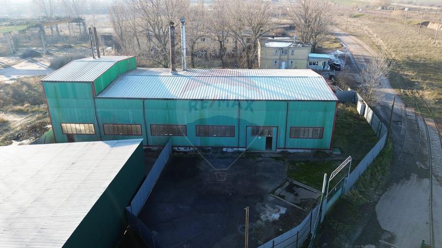 Hală industrială + stație incinerare de vanzare, acces Port I Galati