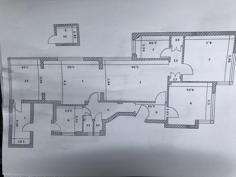 Spatiu Birouri 4 Camere Piata Romana Nemobilat 5 min metrou