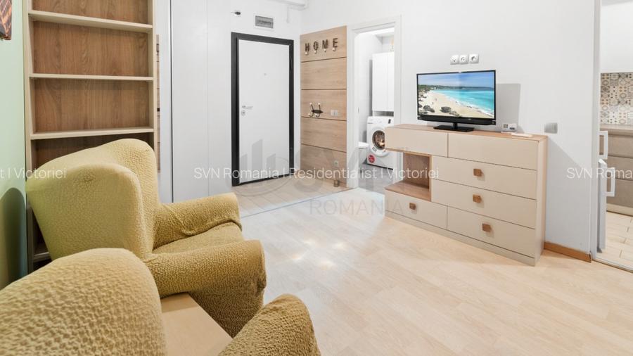 REA1013071 Studio Aviatiei bloc nou mobilat cu parcare - 4